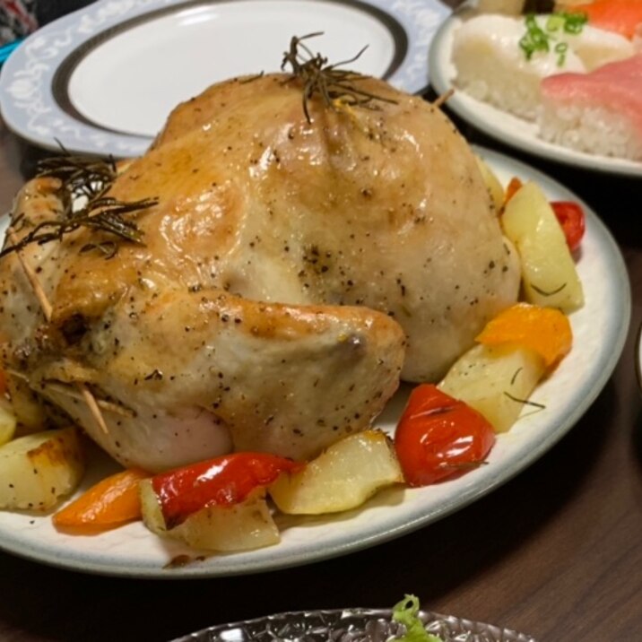 クリスマスやおもてなしに 丸鶏ローストチキン レシピ 作り方 By Panda2929 楽天レシピ クリスマスやおもてなしに 丸鶏ローストチキン レシピ 作り方 By Panda2929 楽天レシピ